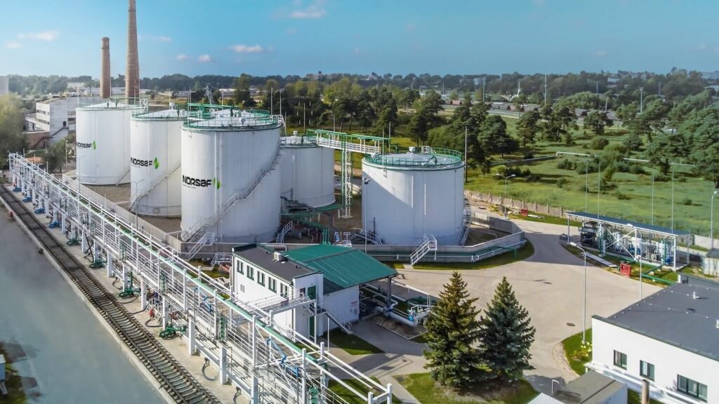 Norsaf -SAF fuel Tanks located at Latvia Liepaja